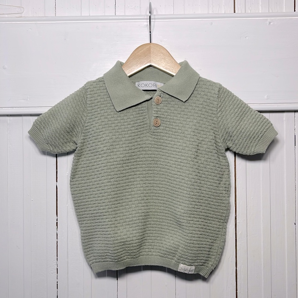 KOKORI High End Boutique Knit Collared Sweater